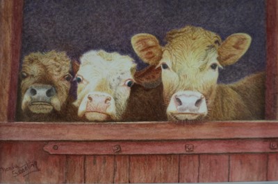 Lot 178 - Denby Sweeting (British 1936-2020) Pair of Farmyard Animal Studies