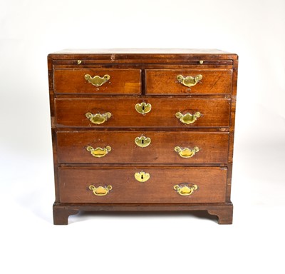 Lot 219 - A well proportioned small George III mahogany chest of drawers