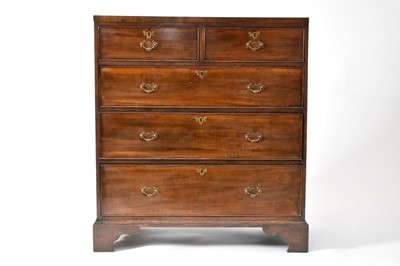 Lot 228 - An early 19th century mahogany rectangular chest of drawers