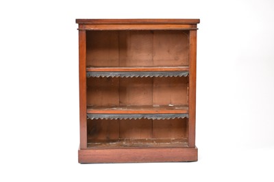 Lot 216 - A small Edwardian mahogany open bookcase