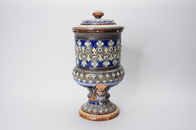 Lot 47 - A late 19th century Doulton Lambeth water filter