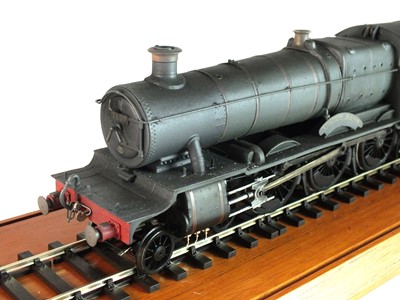 Lot 136 - A good O-gauge, scratch-built model of the steam locomotive 'Compton Manor, '7807', with tender (3)