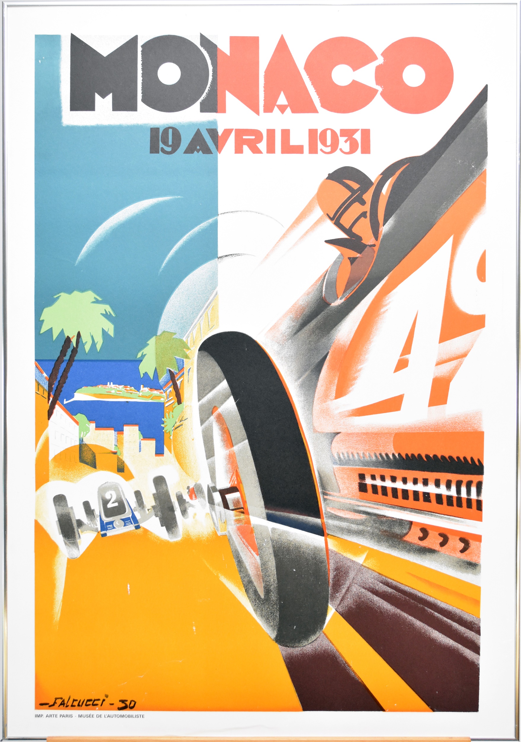 Lot 206 - Three Monaco Racing Poster Prints