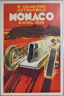 Lot 206 - Three Monaco Racing Poster Prints