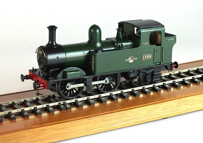 Lot 138 - A good O-gauge scratch-built model of a steam locomotive, '1458', 0-6-0, in pine box (2)