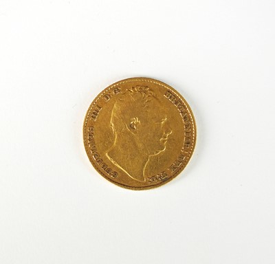 Lot 187 - A William IV sovereign