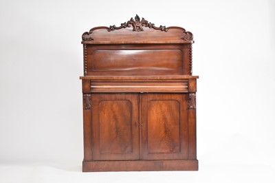 Lot 489 - A late Victorian mahogany chiffonier