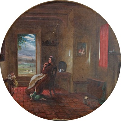 Lot 200 - Henry James Pidding (British 1797-1864) Pair of Interior Scenes