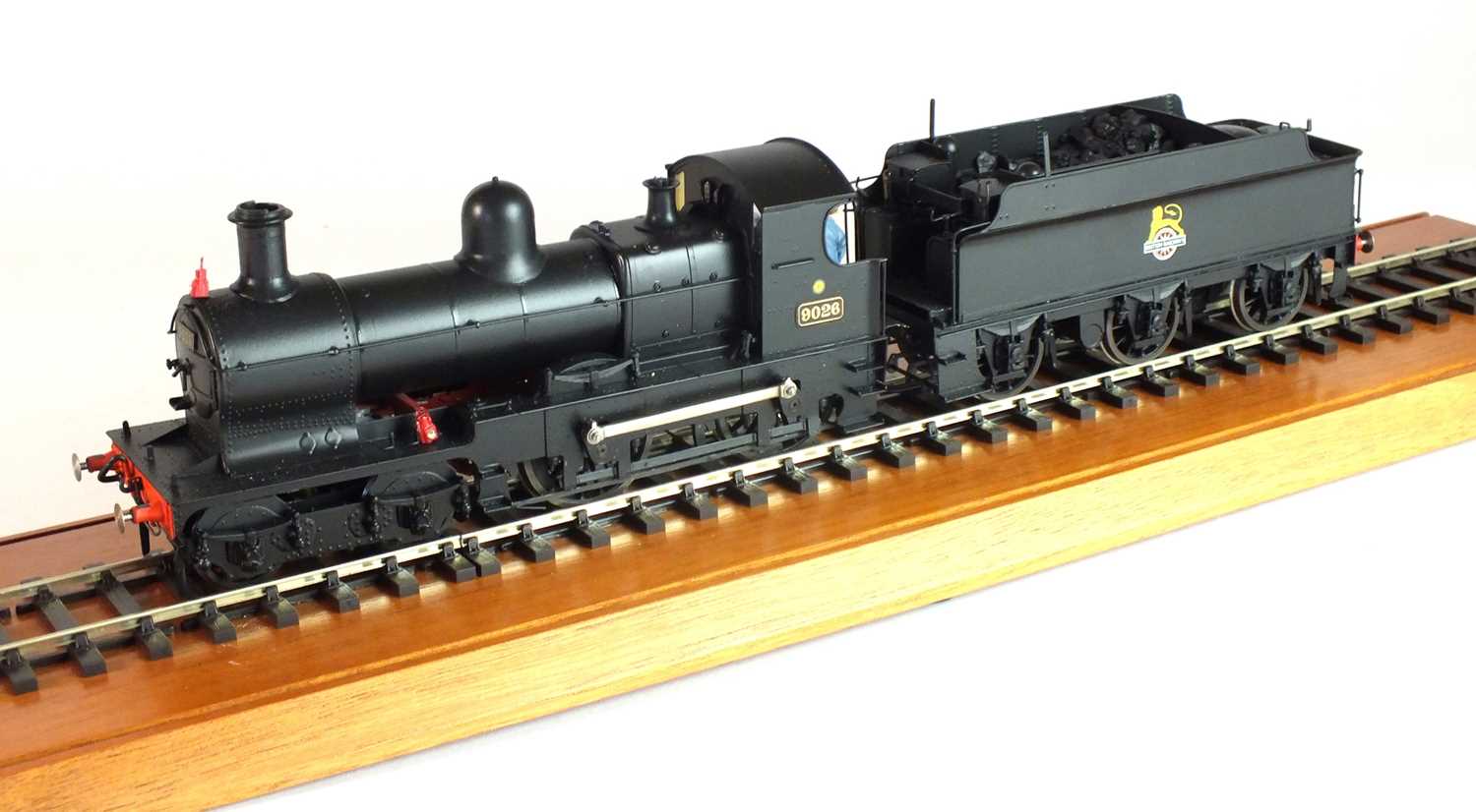 Lot 146 - An O-gauge, scratch-built model of a BR steam locomotive, Dukedog, '9026', with matching tender (3)