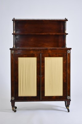 Lot 457 - An early 19th century rosewood veneered bookcase