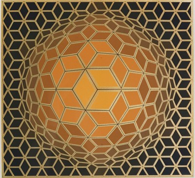 Lot 229 - Victor Vasarely (Hungarian-French 1906-1997) Niol-C