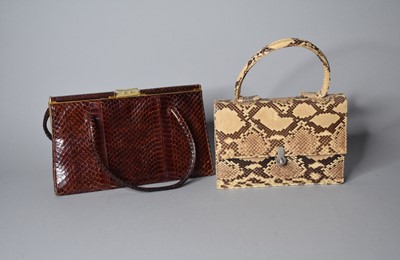 Lot 150 - Two vintage leather handbags