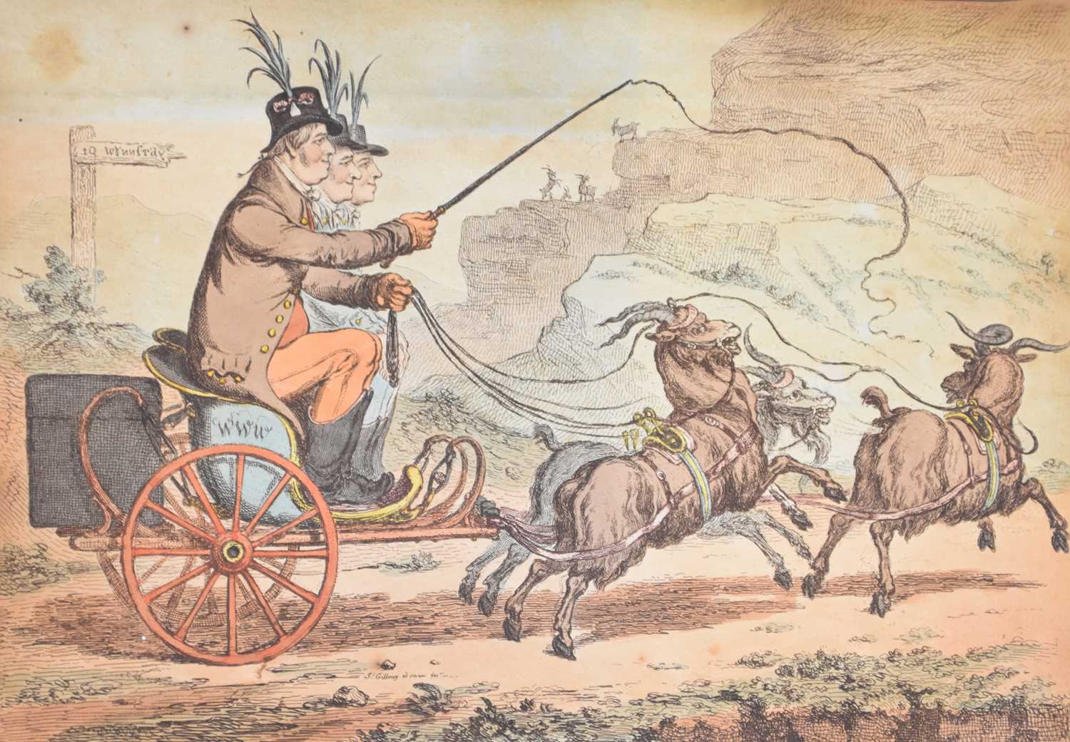 Lot 245 - A Collection of 19th and 20th Century Prints including Gillray and Alken