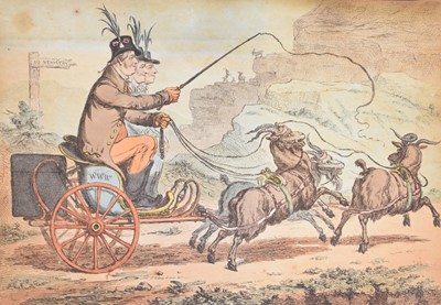 Lot 245 - A Collection of 19th and 20th Century Prints including Gillray and Alken