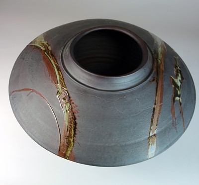 Lot 248 - Tseng Min-Nan (Taiwanese Contemporary) Ovoid Stoneware Vase