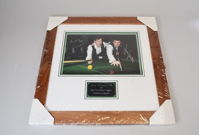Lot 99 - Signed Snooker interest photograph