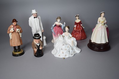 Lot 426 - Eight Royal Doulton figures