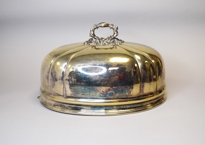 Lot 35 - A 19th century Sheffield plate cloche