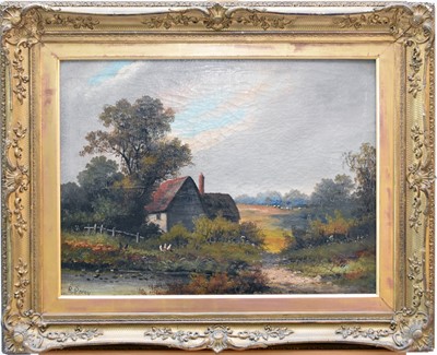 Lot 187 - R Percy (British 19th Century) Pair of Country Landscapes