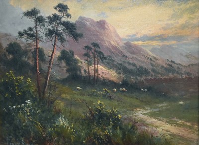 Lot 299 - Frank Hider (British 1861-1933) Pair of Mountainous Landscapes