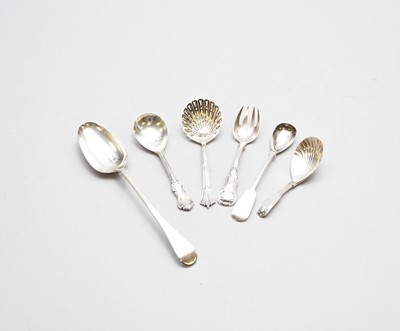 Lot 338 - An early George III silver spoon