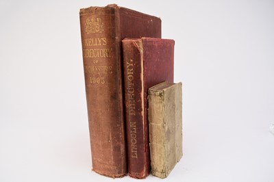 Lot 53 - KELLY'S DIRECTORY OF LINCOLNSHIRE 1905. With J...