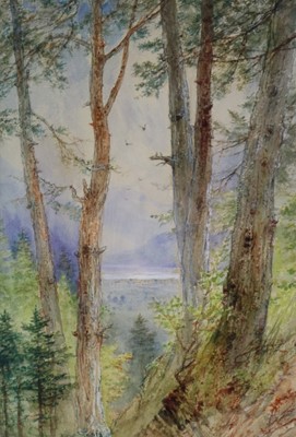 Lot 202 - Elijah Walton (British, 1832-1880), Lac de Brien
