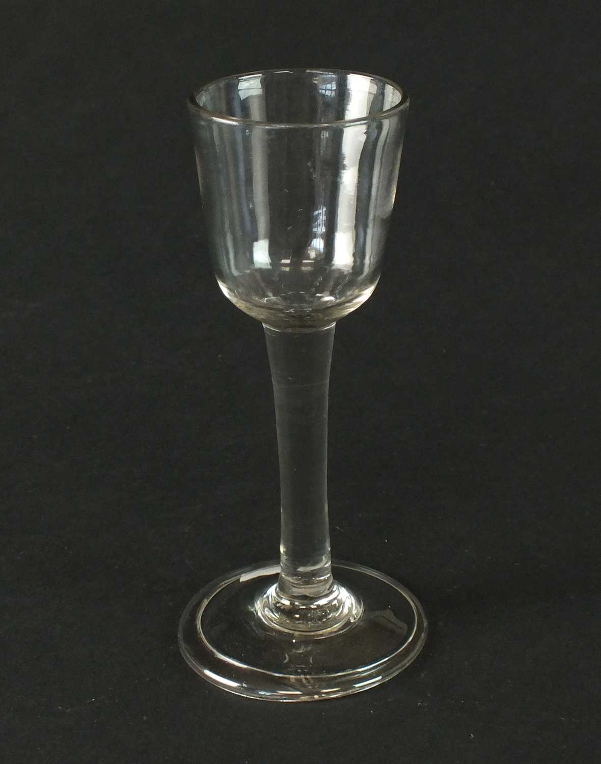 Lot 161 - An 18th-century wine glass