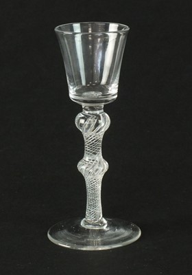 Lot 295 - An 18th-century wine glass