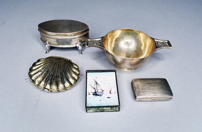 Lot 348 - A small collection of silver & bijouterie