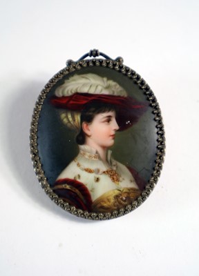 Lot 310 - A Collection of 19th Century Portrait Miniatures
