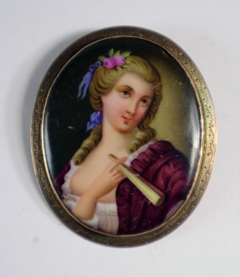 Lot 310 - A Collection of 19th Century Portrait Miniatures