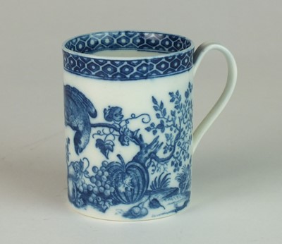 Lot 251 - A good Caughley cylindrical mug, circa 1779-88