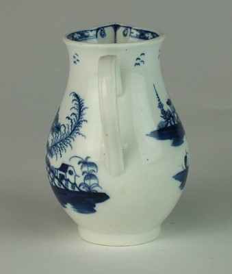 Lot 257 - Caughley 'Rock Strata Island' sparrow beak jug