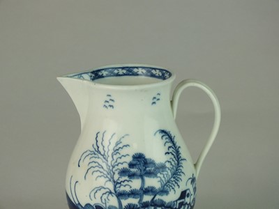 Lot 257 - Caughley 'Rock Strata Island' sparrow beak jug