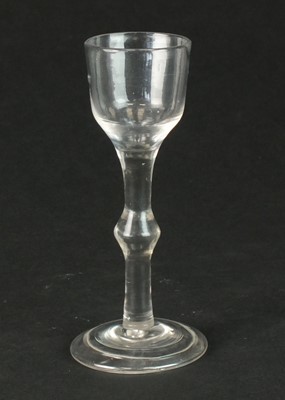 Lot 303 - An 18th-century wine glass