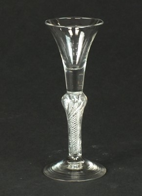 Lot 304 - An 18th-century wine glass