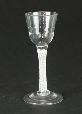 Lot 305 - An 18th-centry 'Lynn-type' wine glass