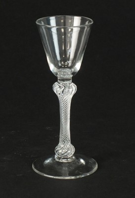 Lot 311 - An 18th-century wine glass