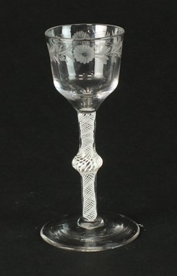 Lot 313 - An 18th-century drinking glass