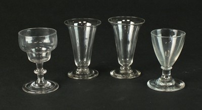 Lot 316 - Four George III glasses