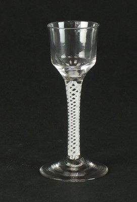 Lot 318 - An 18th-century wine glass