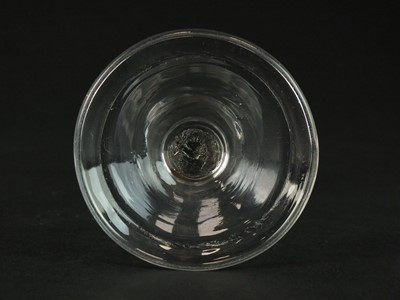 Lot 173 - A mid-18th century wine glass