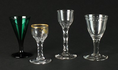 Lot 177 - Four George III drinking glasses