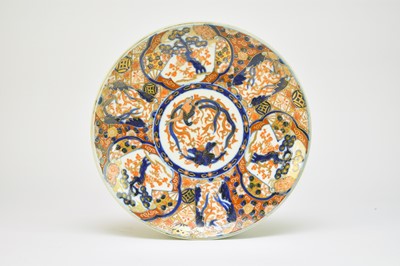 Lot 383 - A Japanese Imari dish, Meiji period