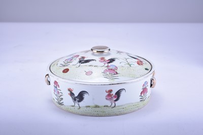 Lot 38 - A Chinese famille rose style tureen and cover, Republic period