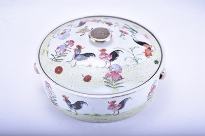 Lot 38 - A Chinese famille rose style tureen and cover, Republic period