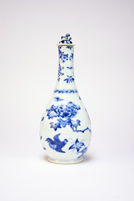 Lot 331 - A Chinese blue and white bottle vase