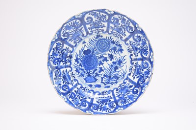 Lot 333 - A Chinese blue and white dish, Kangxi