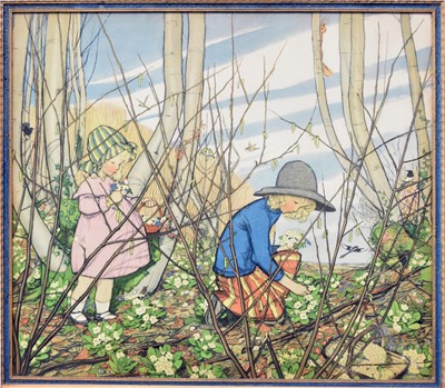 Lot 242 - After Muriel Dawson (1897-1974) Four Framed Nursery Prints